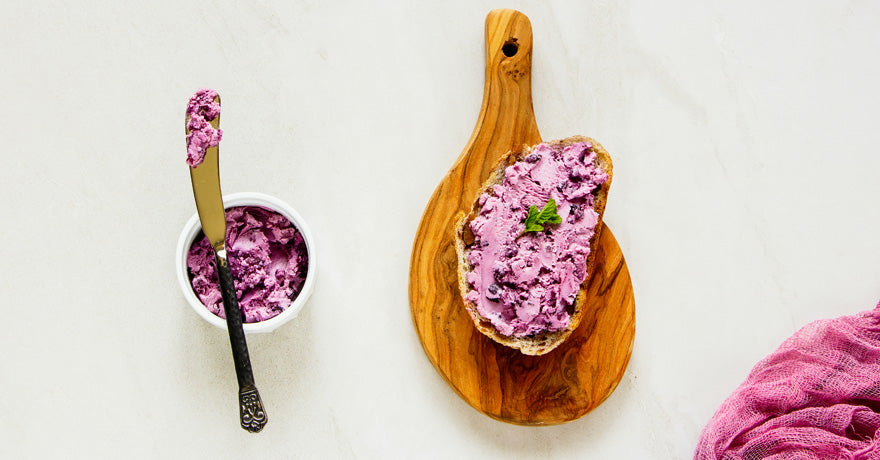 Blueberry Goat Cheese Toast
